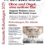 2023-07-28_Dagmar-Robben_Michael-De-Geest,Konzert_Oboe-und-Orgel_Eckenhagen