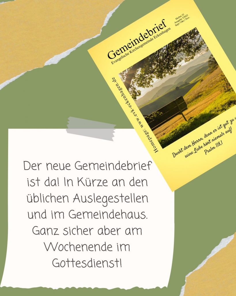 Gemeindebrief Herbst 2025
